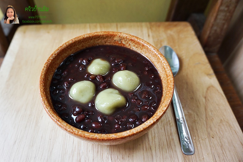 mochi in sweet red beans 14