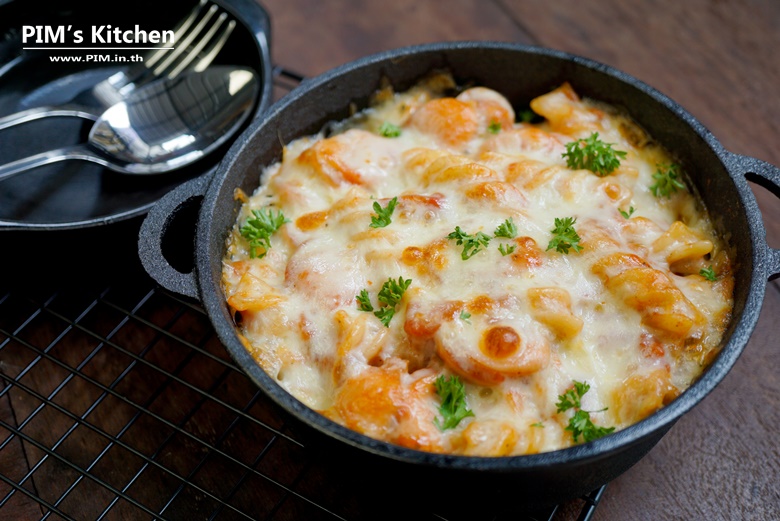 baked pasta with sausage and cheese 23
