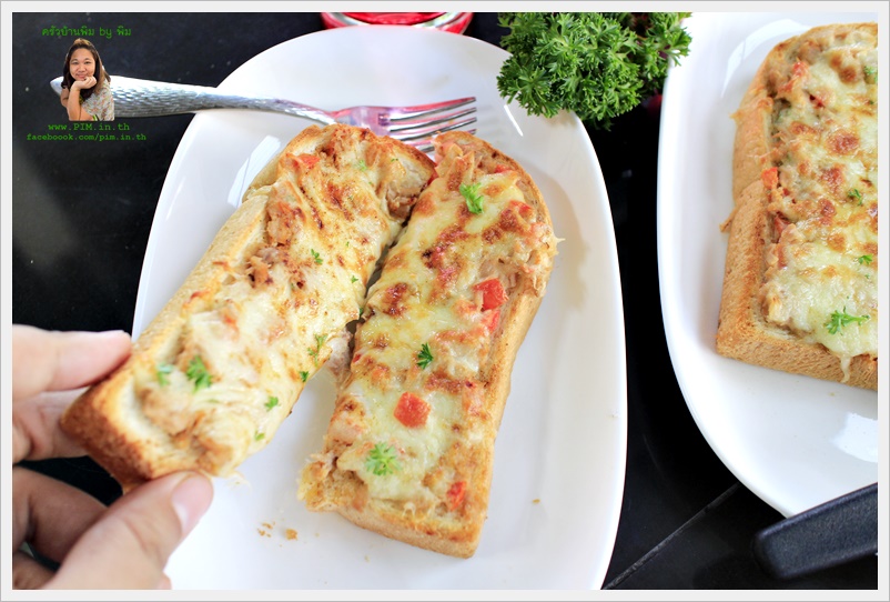 baked tuna bread with cheese 12