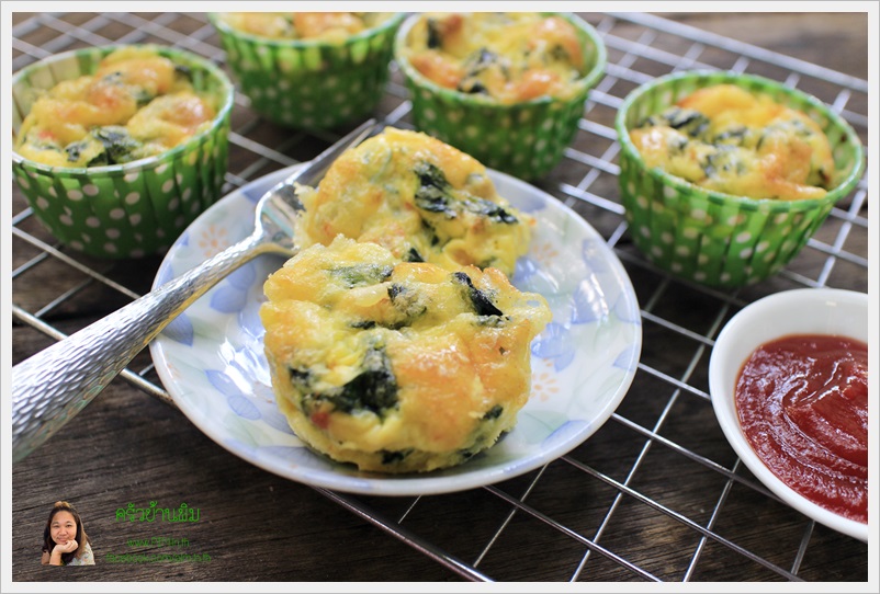 egg muffins spinach cheese 01