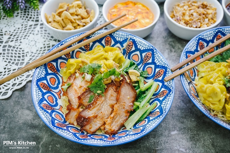 egg noodle with red roasted pork58