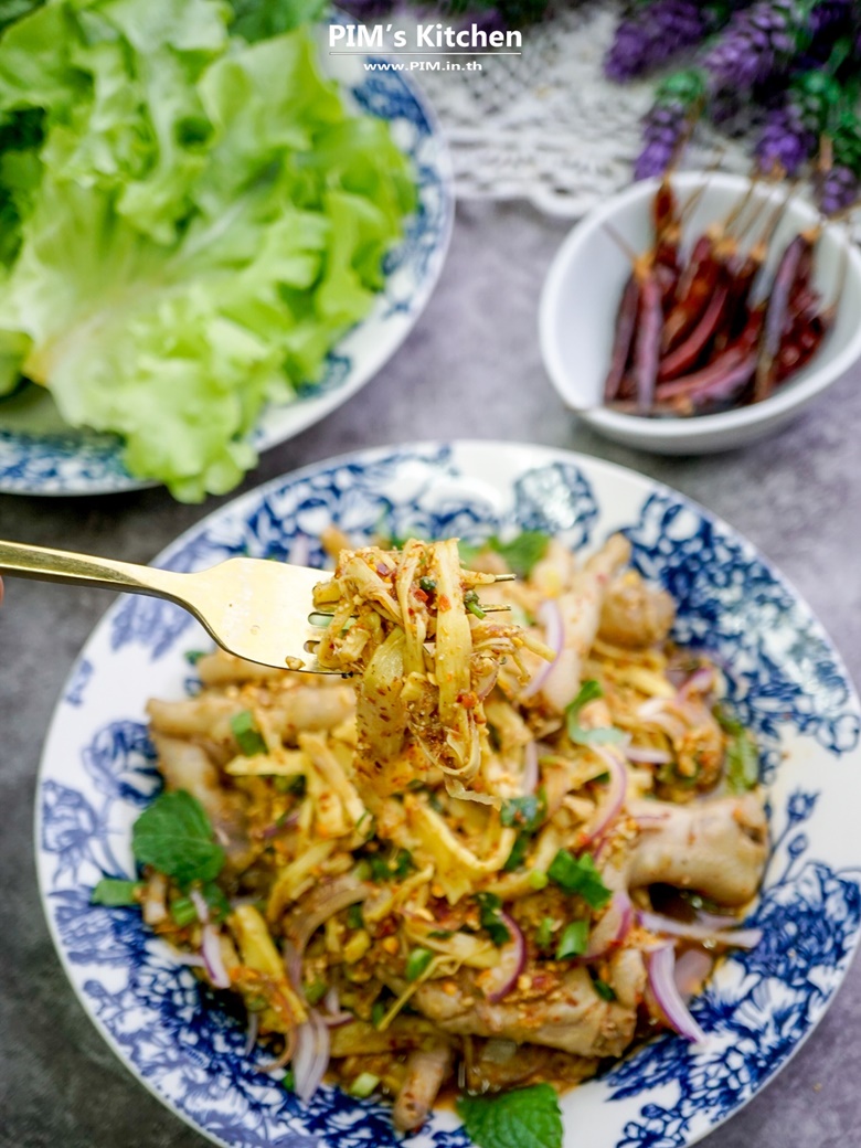 spicy bamboo shoot salad with chicken feet 06