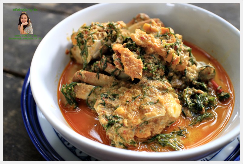 egg crab curry with seepweed leaf 15