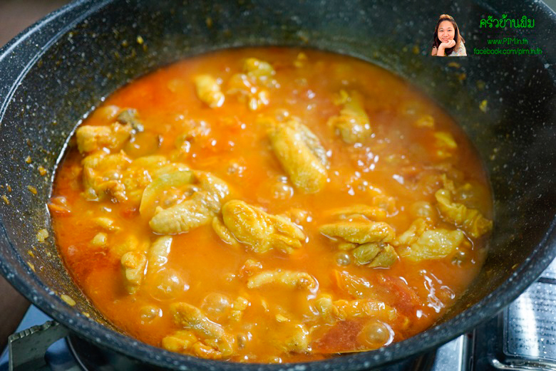 chicken curry with turmeric and tomato 16