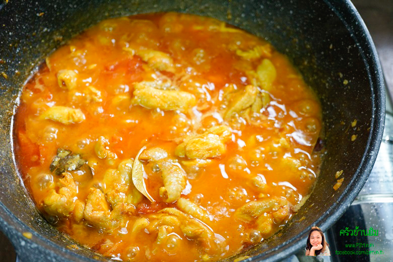 chicken curry with turmeric and tomato 17