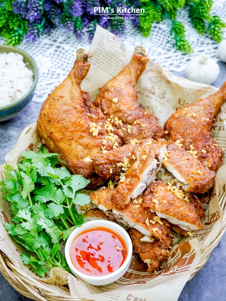 crispy fried chicken with fish sauce 01