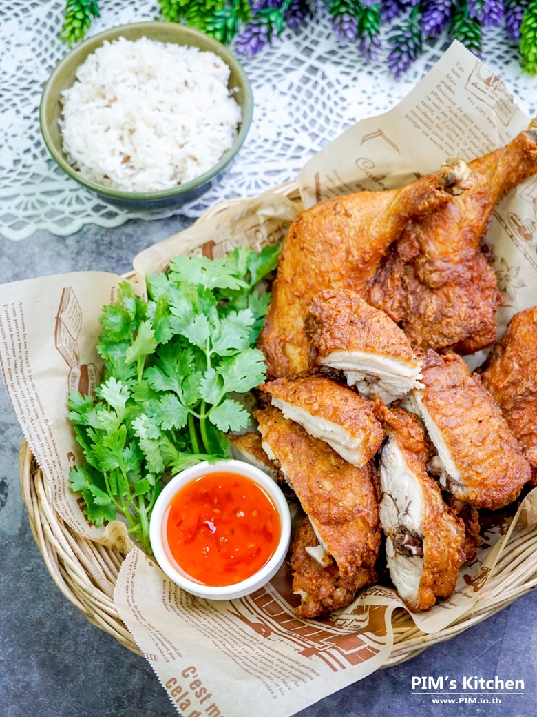 crispy fried chicken with fish sauce 09