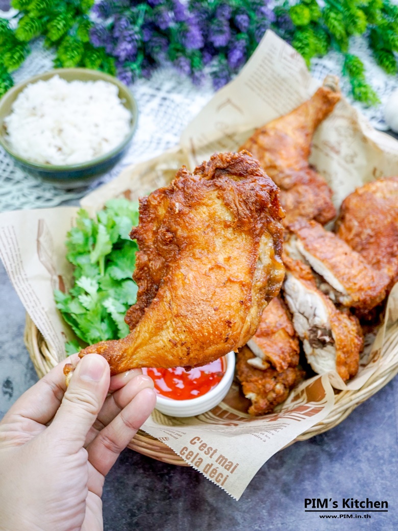 crispy fried chicken with fish sauce 20