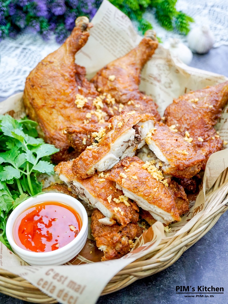 crispy fried chicken with fish sauce 22