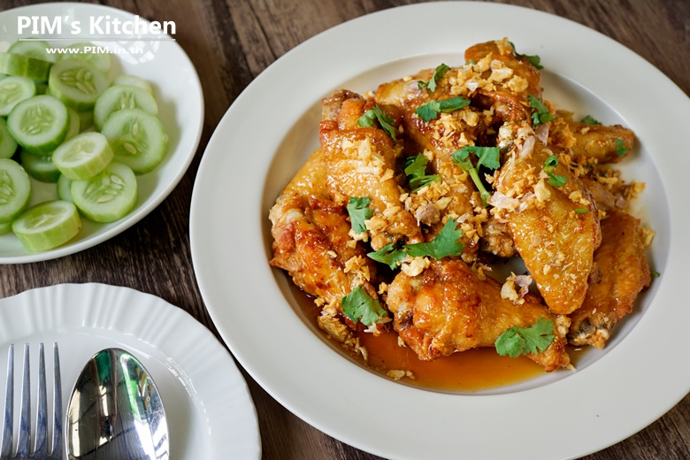 deep fried betagro chicken with fish sauce 15
