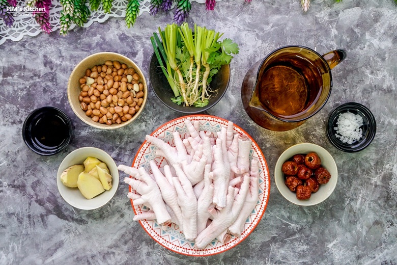 peanuts chicken feet soup 158