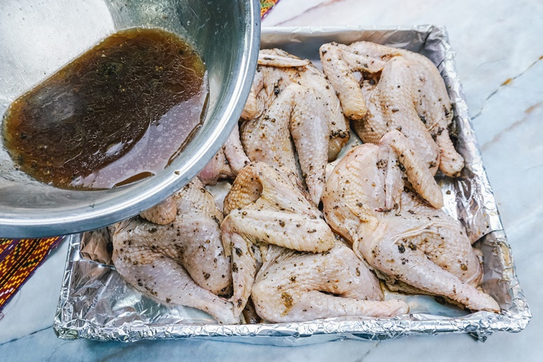 roasted chicken with butter and black pepper 12