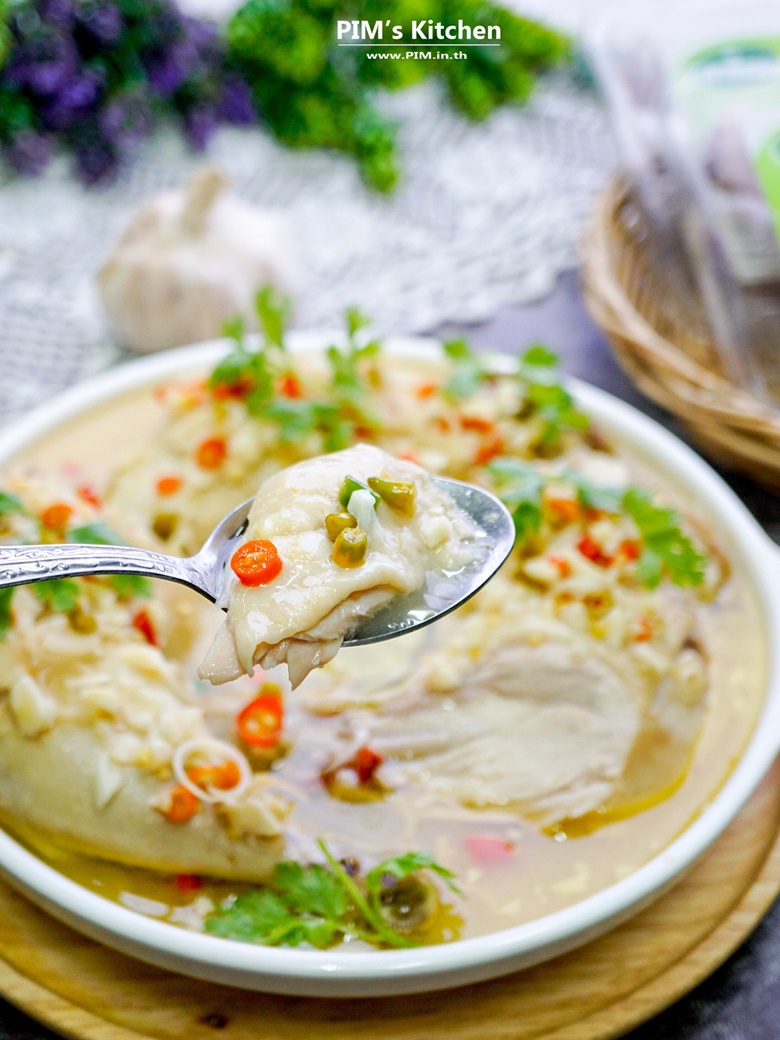 steamed chicken with lime and chillies 01