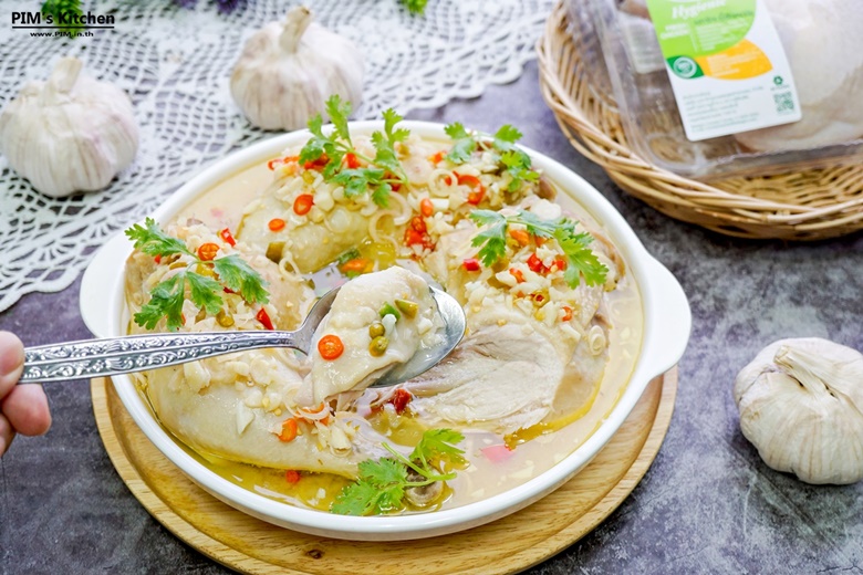 steamed chicken with lime and chillies 02