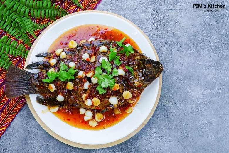 fried fish with chili sauce 14