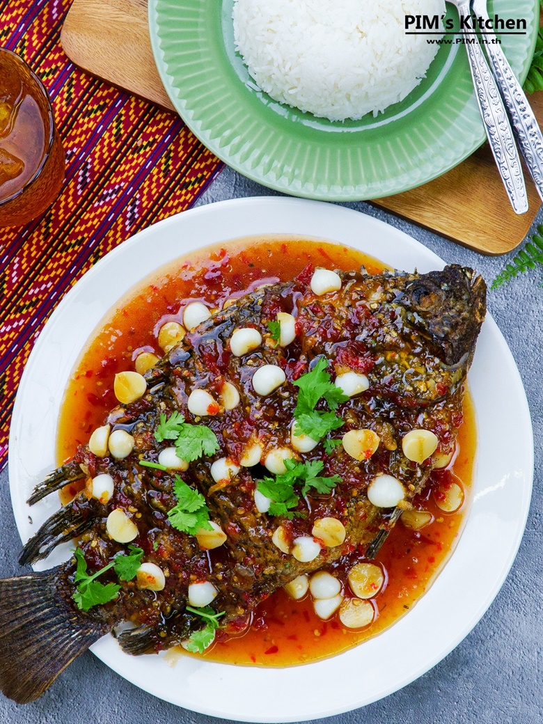 fried fish with chili sauce 15