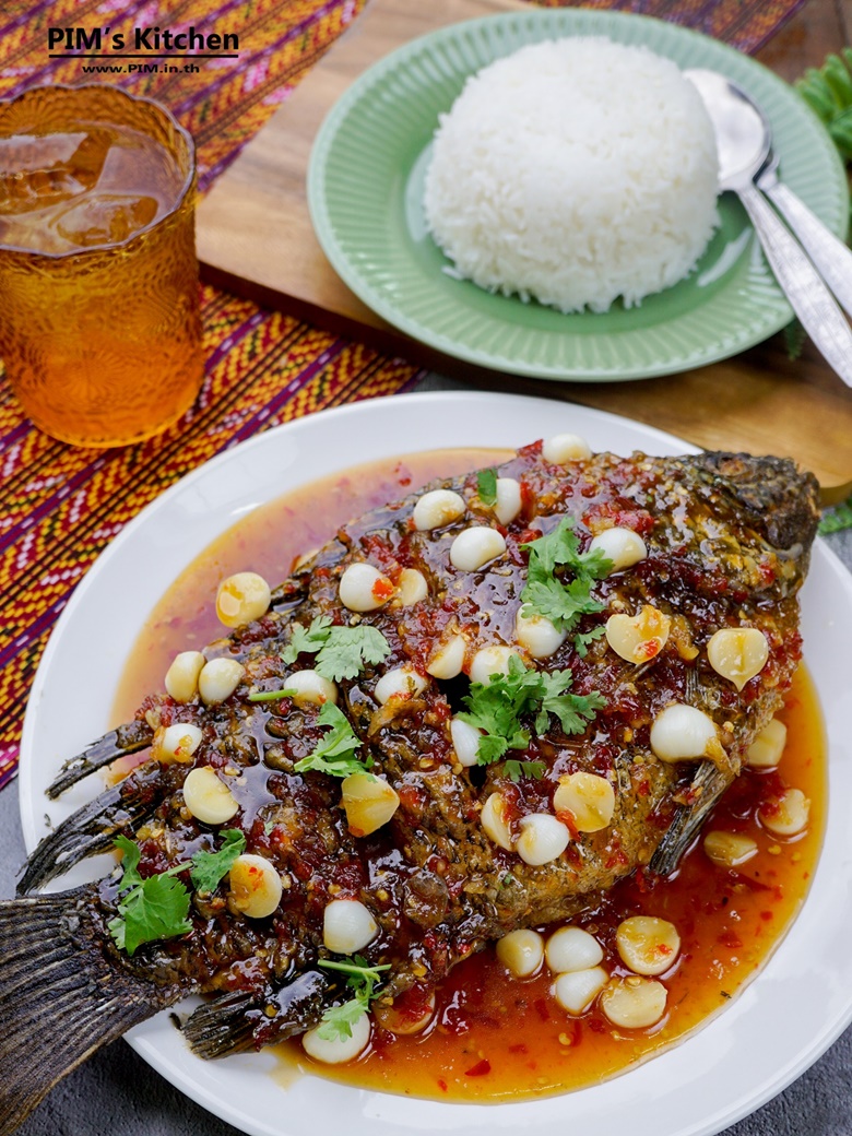 fried fish with chili sauce 17