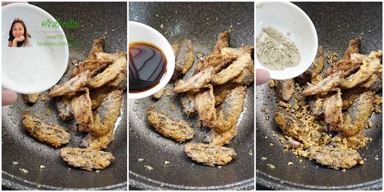 fried mackerel with garlic and pepper 14
