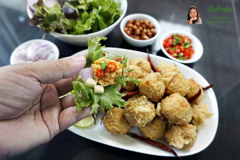 curried rice croquettes with fermented pork 16