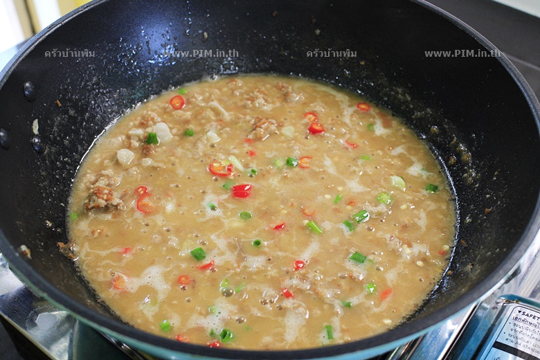 fried egg tofu with minced pork and salted fish sauce 10