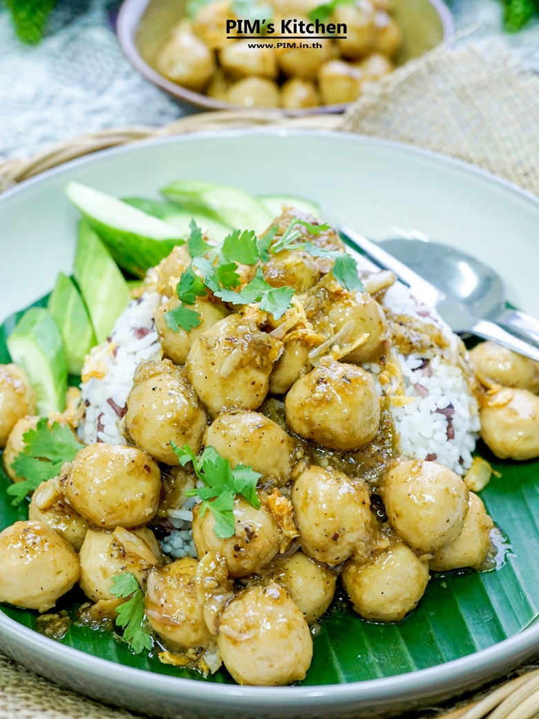 fried garlic pork balls 04