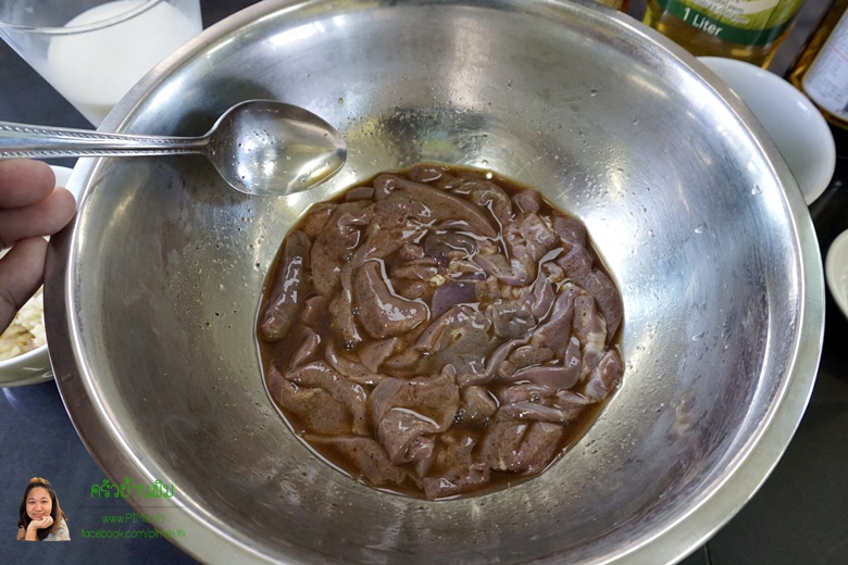 fried pork liver with garlic 05