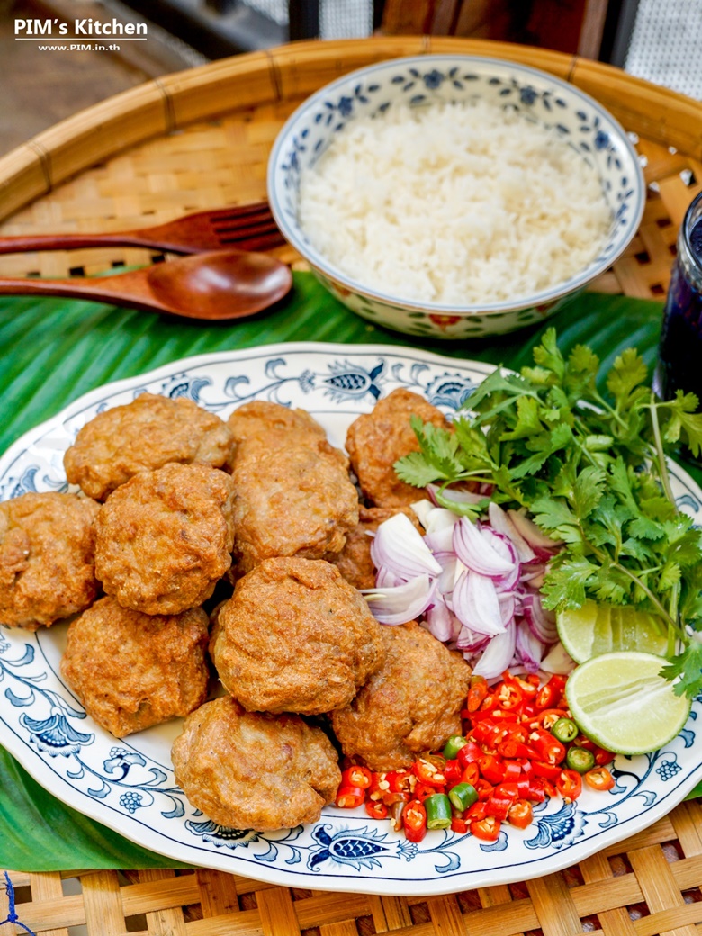 fried salted fish pork ball 003