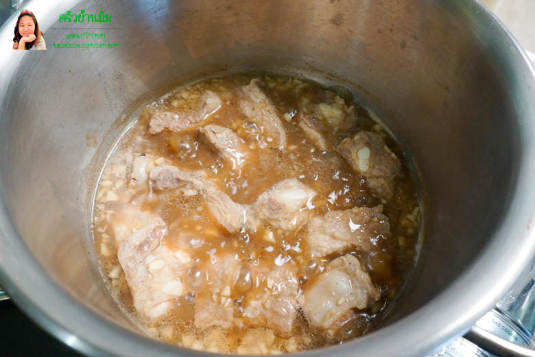 pork ribs braised in garlic sauce 05