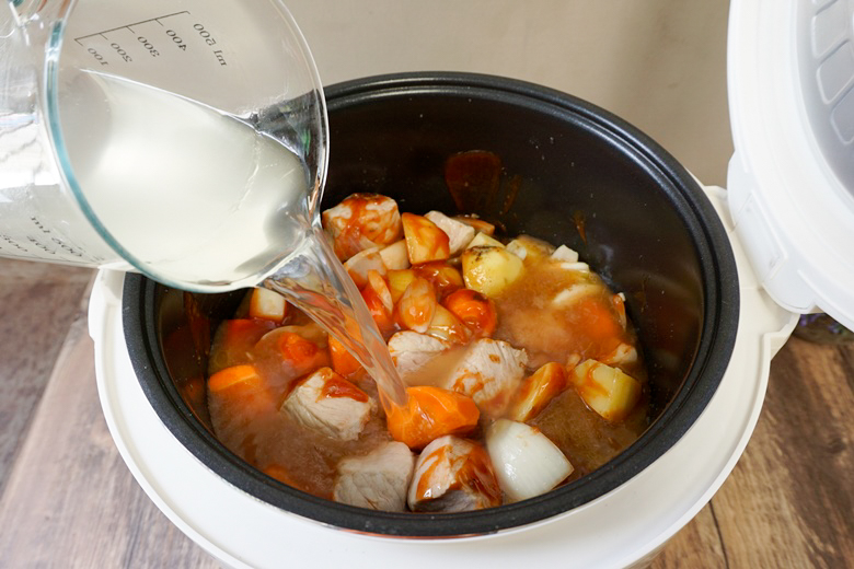 pork stew in rice cooker 09