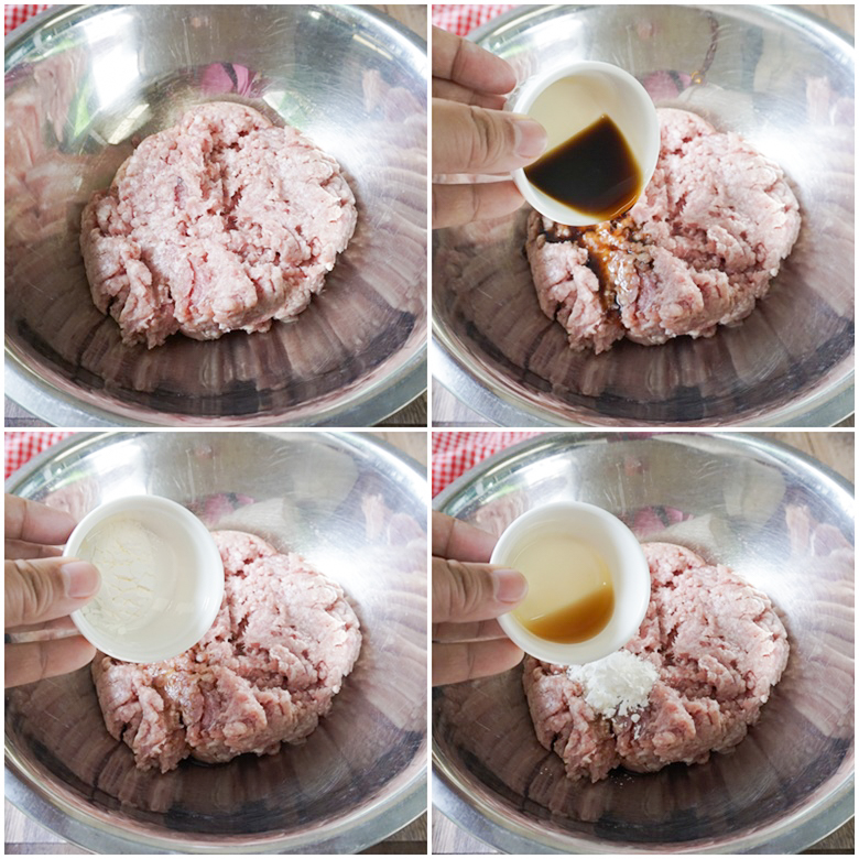 steamed minced pork with egg and tofu 02