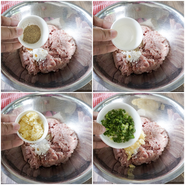 steamed minced pork with egg and tofu 03