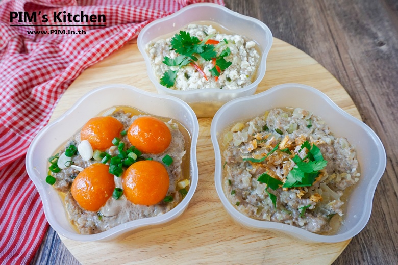 steamed minced pork with egg and tofu 15