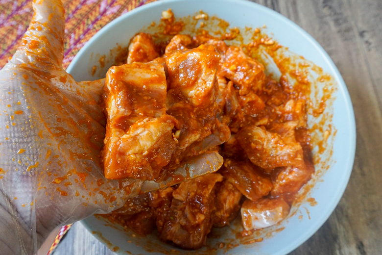 stewed pork ribs with kimchi 08