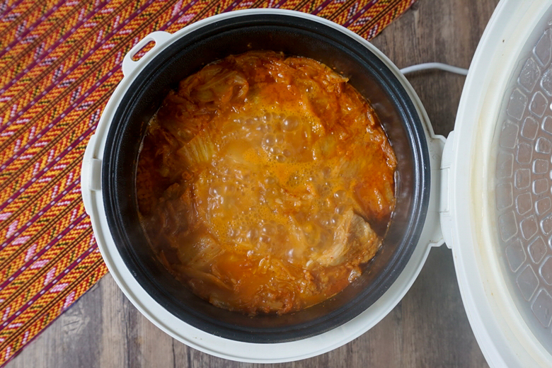 stewed pork ribs with kimchi 17