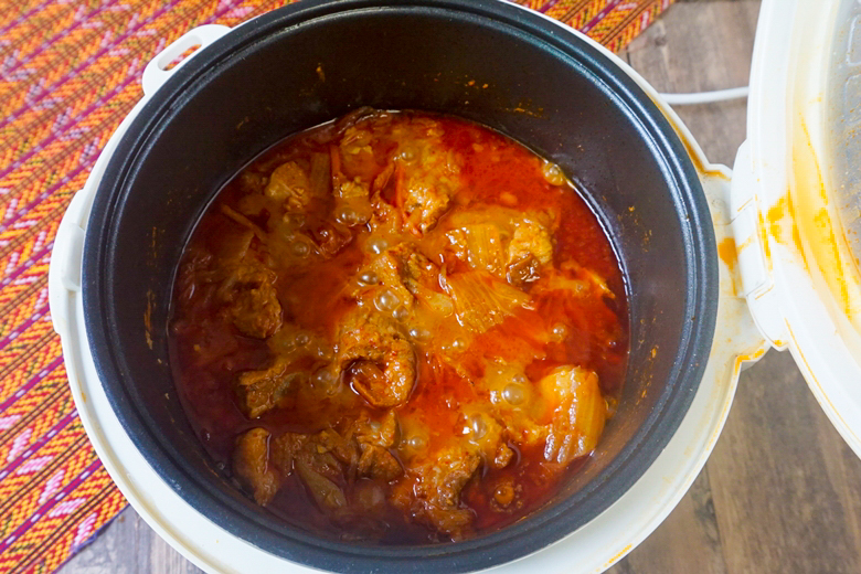 stewed pork ribs with kimchi 18