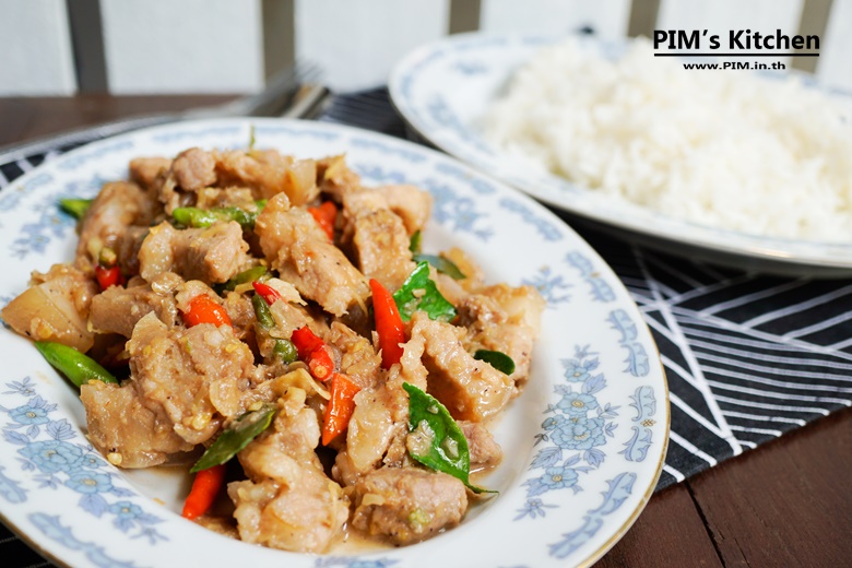 stir fried belly pork with shrimp paste 11