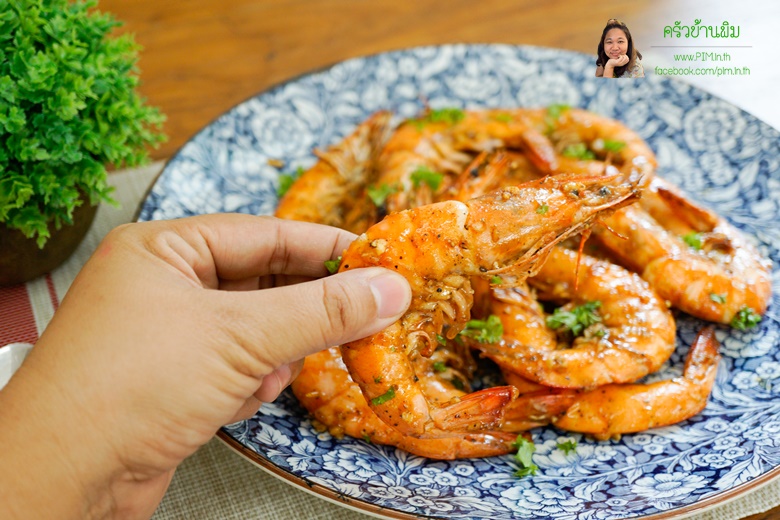 shrimp with garlic and chili sauce 02