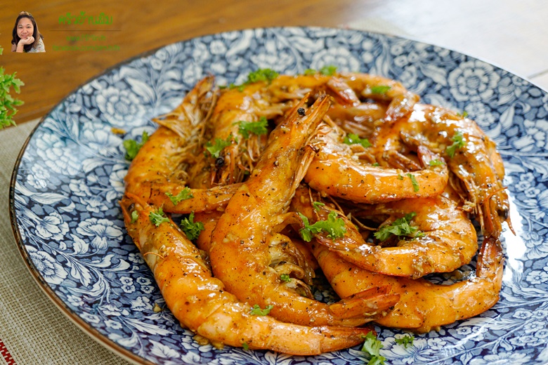shrimp with garlic and chili sauce 06