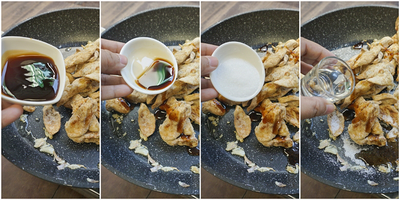 fried mushroom with dried chilli and peanut13