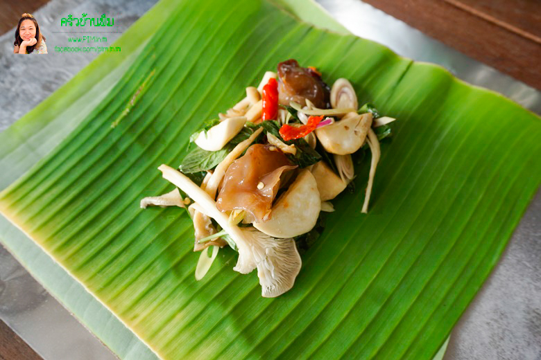 roasted mushroom with thai herb 09