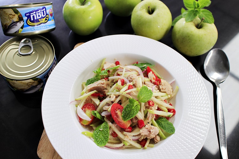 spicy apple tuna salad 009