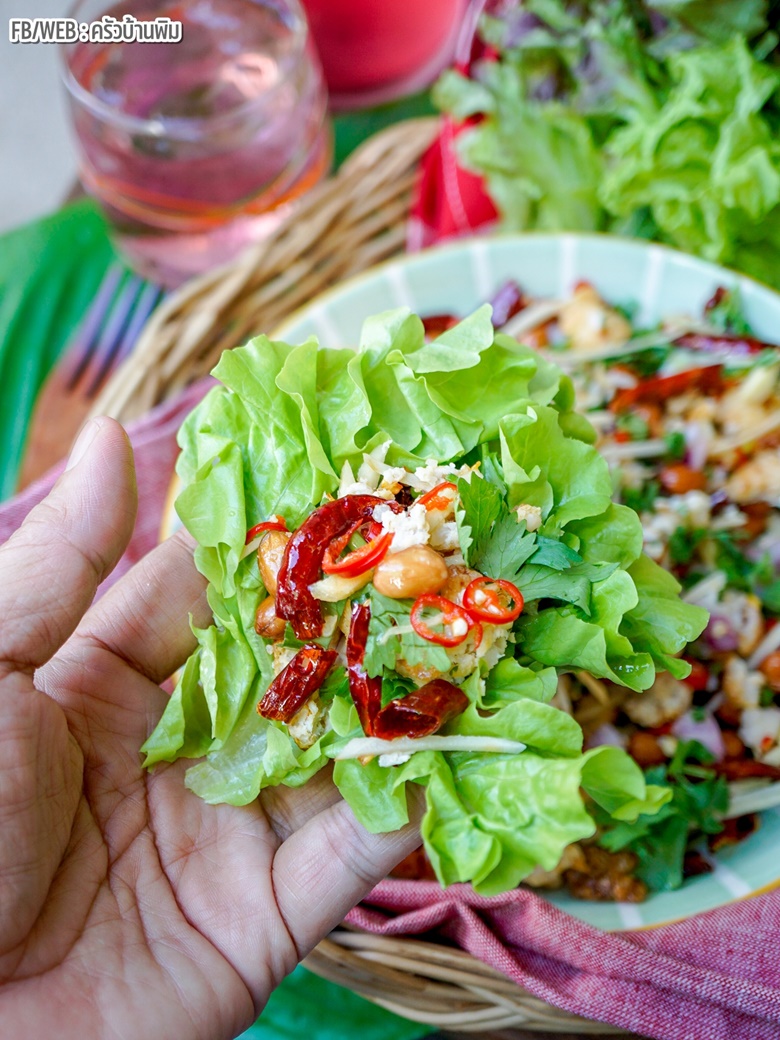 spicy sour chicken salad 07