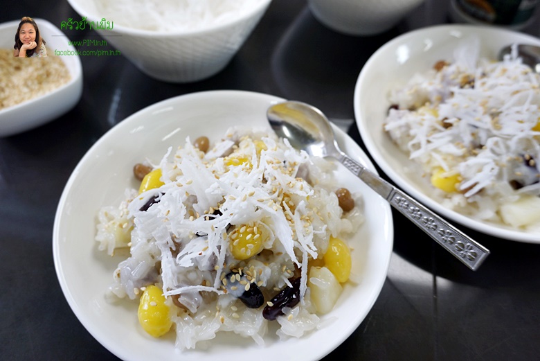 sticky rice with grains 19