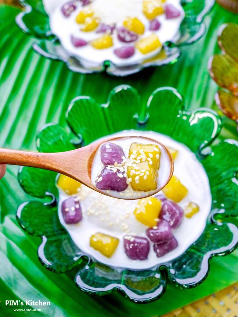 pumpkin tapioca ball with coconut milk 13